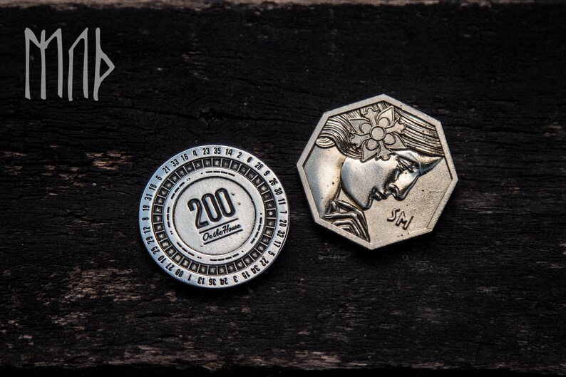 Fallout New Vegas KIT Sierra Madre Platinum Chip Etsy