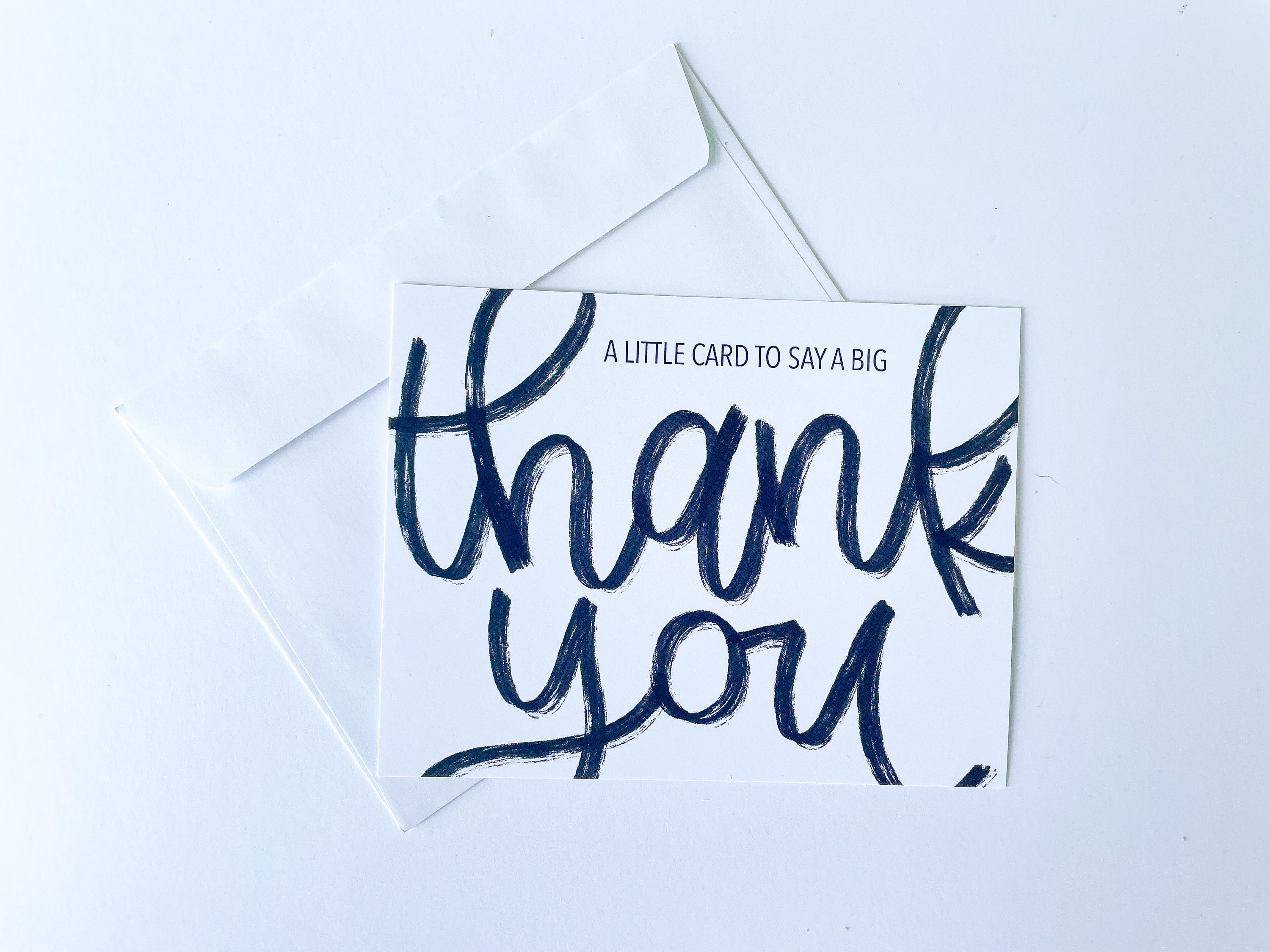 Dankeskarte 'A Little Card To Say A Big Thank You' – 150x150mm, Hochwertig, Für Freunde & Familie