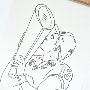 NATIONAL CHAMPIONSHIP Edition 2022- Stetson Bennett - UGA - Art Print - 8x10