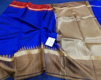 Handloom Pure Raw silk Saree