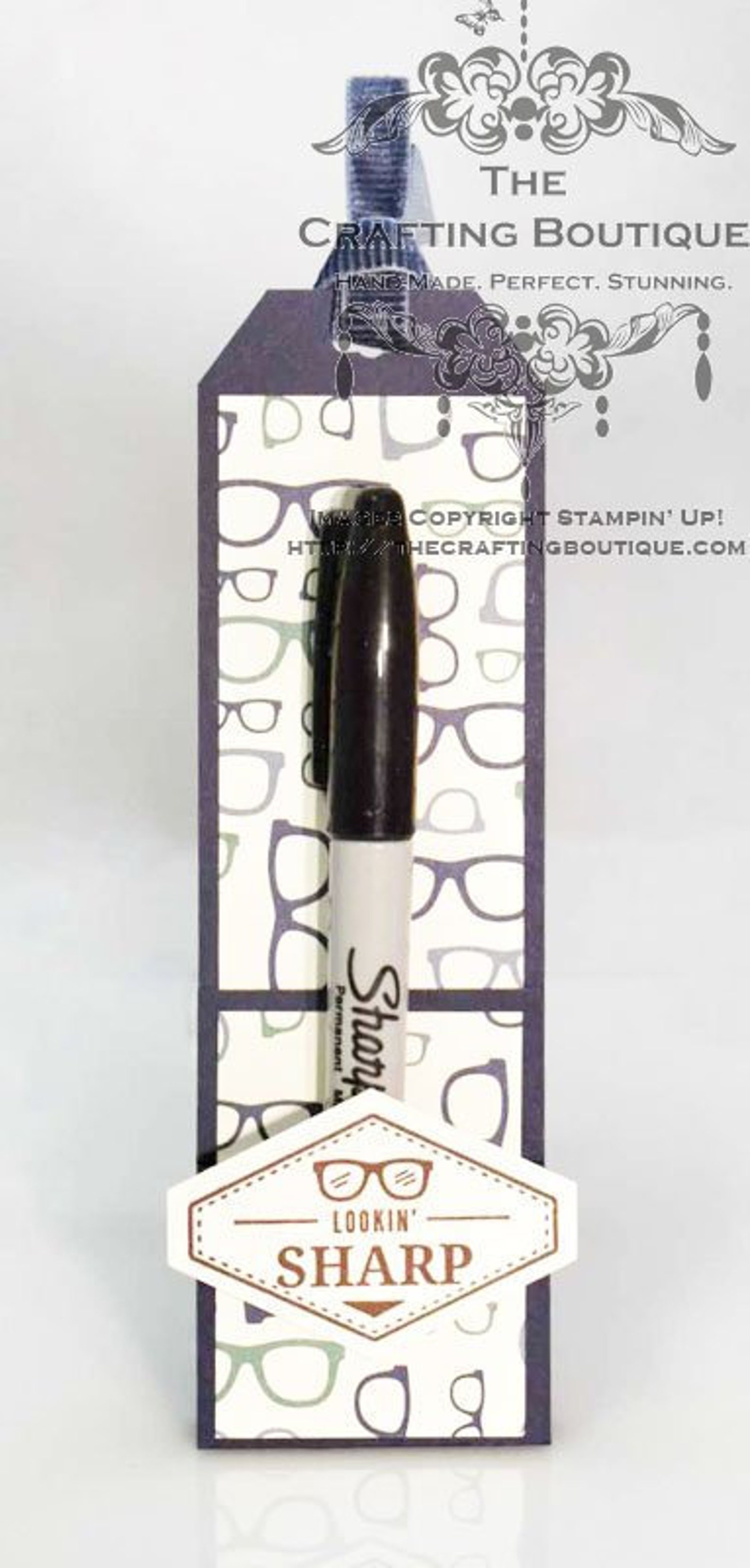 Looking Sharp Sharpie Holder Gift blue Etsy