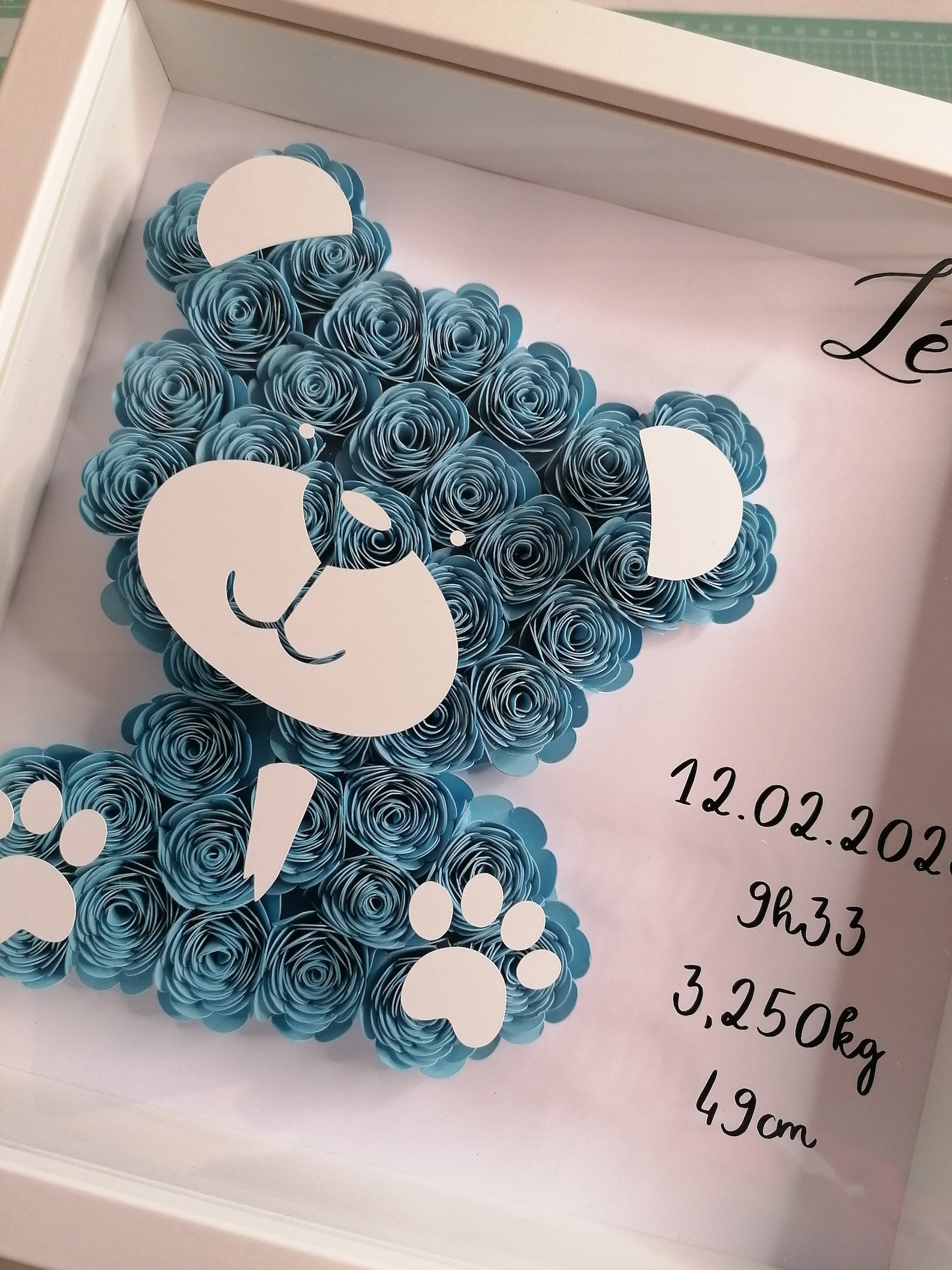 Kit Empreintes Mains Et Pieds Bébé En Argile + Cadre Photo OFFERT - Cadeau Naissance Unique 💖