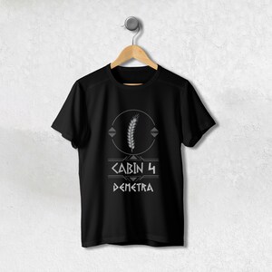 Child of Demetra Cabin #4 | Demetra Cabin T-Shirt for Camp Half Blood fans | Percy Jackson-inspired design | Greek Mythology Tee