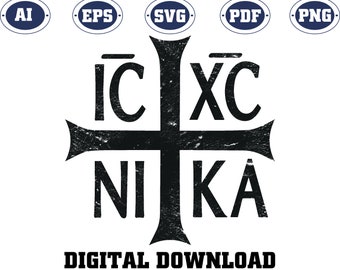 ECXC NIKA beunruhigt Vektor: Synthentistische religiöse Kunst (digitaler Download)