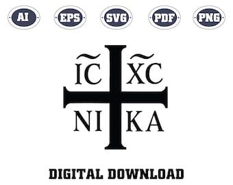 ECXC NIKA Vektor-Datei: Synthetische Symbol-Datei (Digitaler Download)