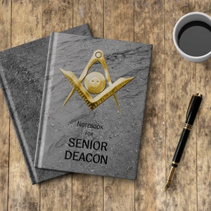 Masonic Symbol Notebook: Freemasonry Gift for Senior Deacon