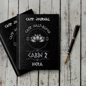 Cuaderno para el Niño de Hera / Diario del campamento para los miembros de la Cabaña 2 en el Campamento Mestizo / Regalo de Percy Jackson