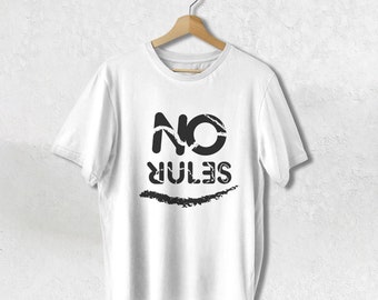 No Rules T-Shirt: Funny Unisex Cotton Tee