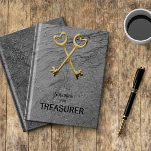 Masonic Symbol Notebook: Freemason Treasurer Officer Gift