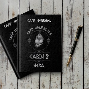 Cuaderno para el Niño de Hera / Diario del campamento para los miembros de la Cabaña 2 en el Campamento Mestizo / Regalo de Percy Jackson