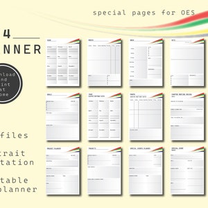2024 Starlight Digital Printable Planner: Elevate Your OES Experience; Exclusive sections dedicated to OES