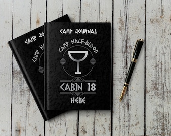 Camp Half Blood Journal | Cabin 18, Hebe, Percy Jackson Gift