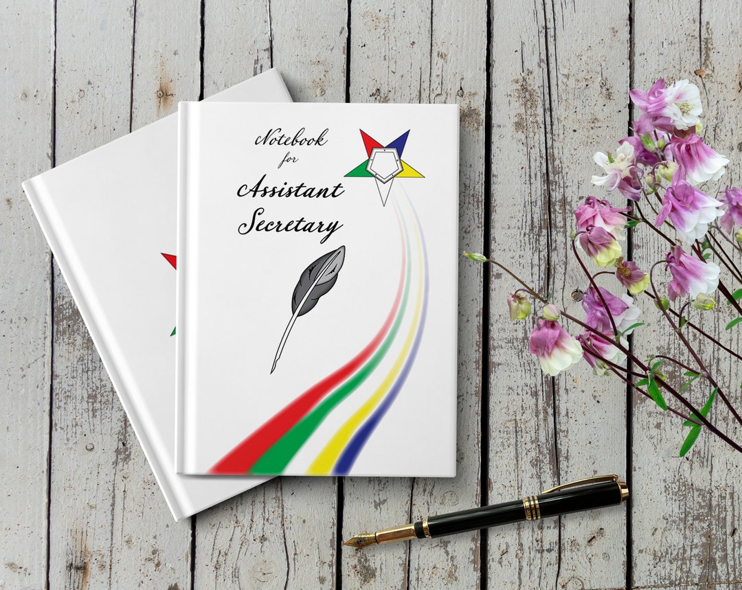 OES Assistant Secretary Notebook: Eastern Star Themed Gift - Etsy