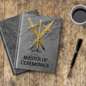 Freemasonry Notebook for Master of Ceremonies Officers – Masonic Symbol Journal for Lodge Members, Perfect Freemasonry Gift