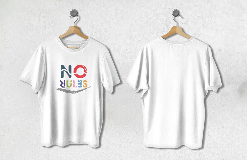 No Rules T-shirt | Funny No Rules sign - Unisex Heavy Cotton Tee, funny t-shirt for everyone
