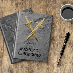 Freemasonry Notebook for Master of Ceremonies Officers – Masonic Symbol Journal for Lodge Members, Perfect Freemasonry Gift