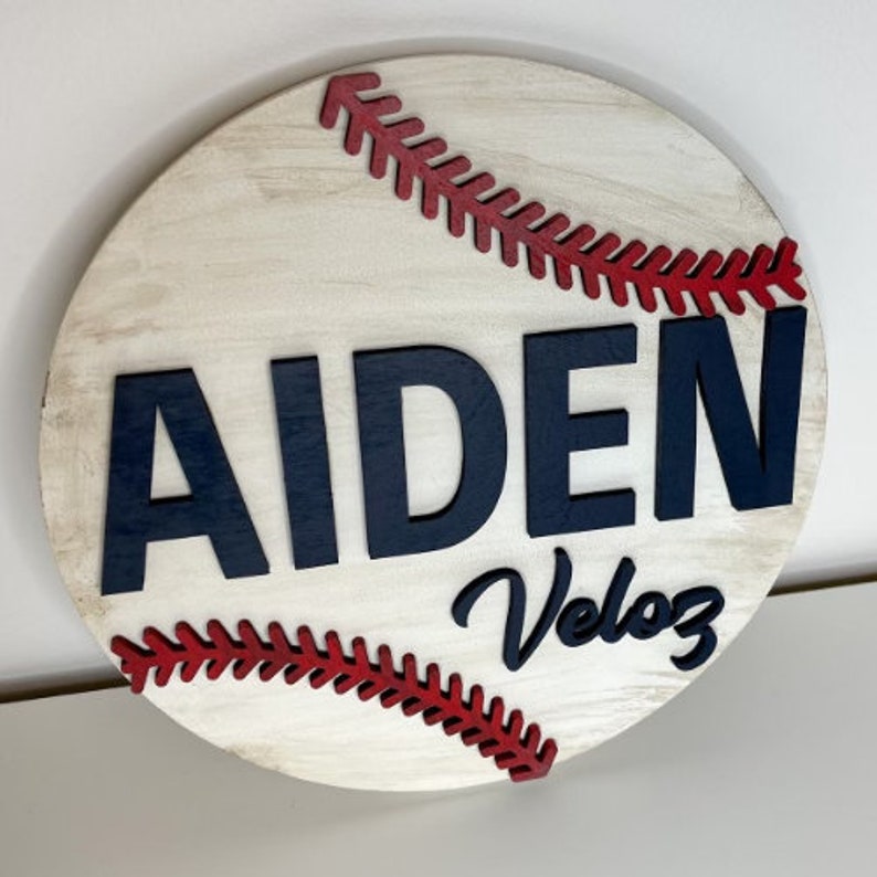 Custom Baseball Name Baseball Name Vintage Baseball Name Etsy