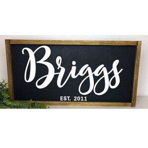 Home decor last name sign|Dining room decor 3d|Established sign|Kitchen decor name Farmhouse decor wall |Wall art decor last name|Last Name