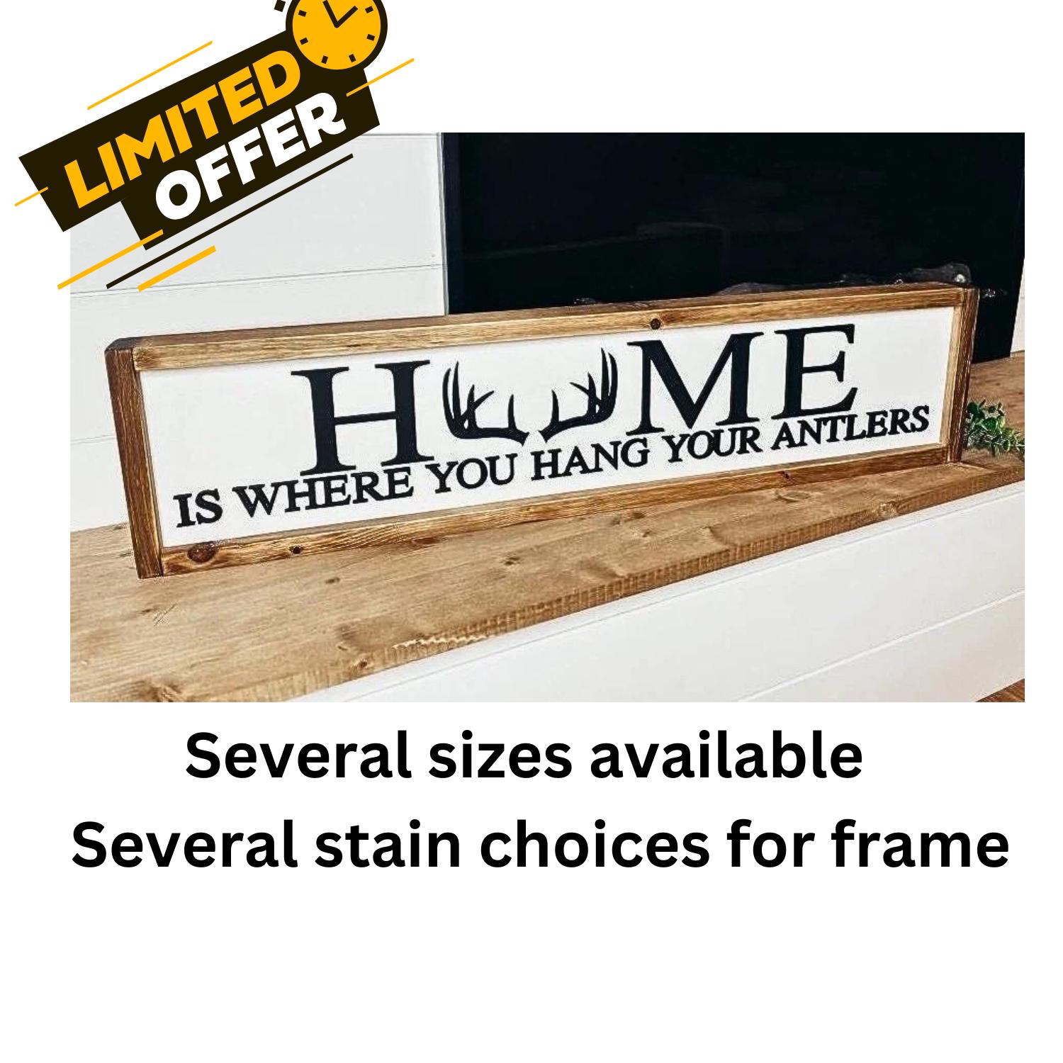 Placa de decoração para casa Antler: Arte 3D para sala de estar em estilo fazenda