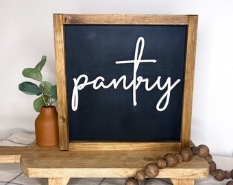 Pantry sign 3D|Pantry sgn framed 3D|Housewarming gift kitchen sgn frame 3d|Kitchen decor 3d|Farmhouse Kitchen decor 3d|Kitchen sgn 3d pantry