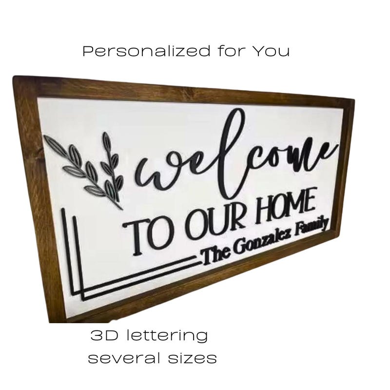 Welcome to Our Home Sign - Etsy