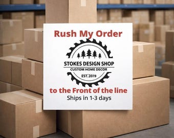 Expedited Order Processing | Ships in 1-3 Days