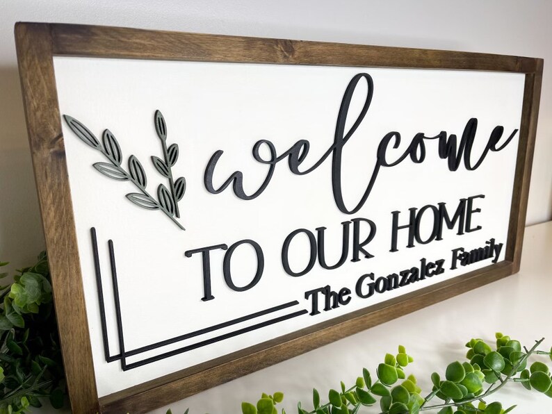 Welcome to Our Homepersonalized Welcome to Our Home - Etsy
