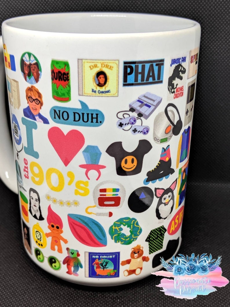 I love the 90's Coffee Cup Sublimation 90's Coffee Etsy