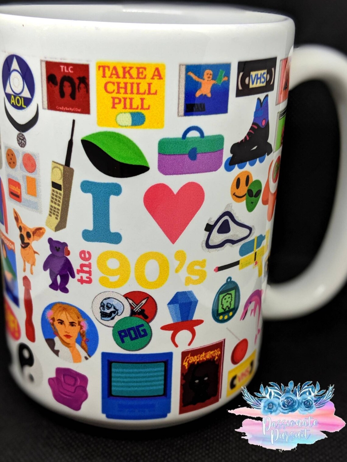 I love the 90's Coffee Cup Sublimation 90's Coffee Etsy