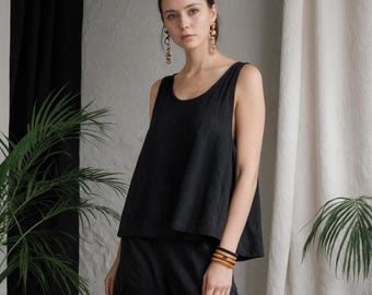 Linen Basic Tank Top