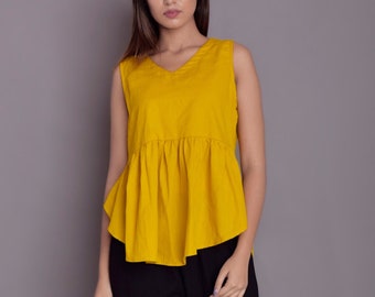 loose peplum top