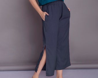 palazzo with side cut