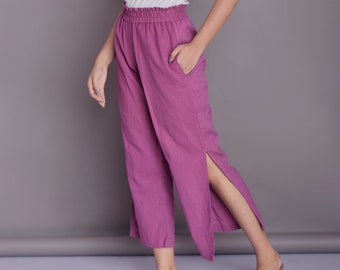 palazzo with side cut