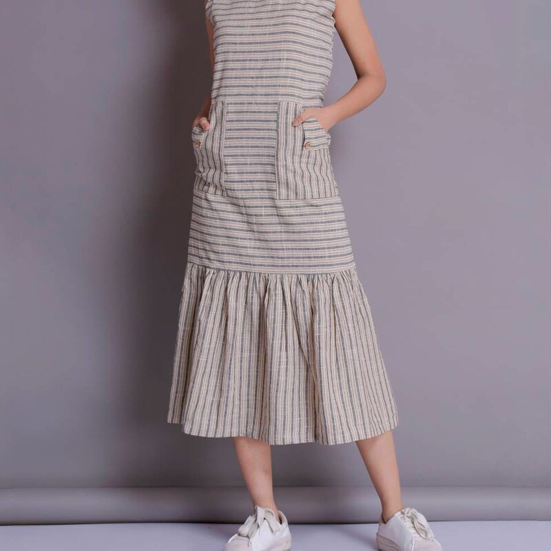 Striped Maxi Dress main image 0