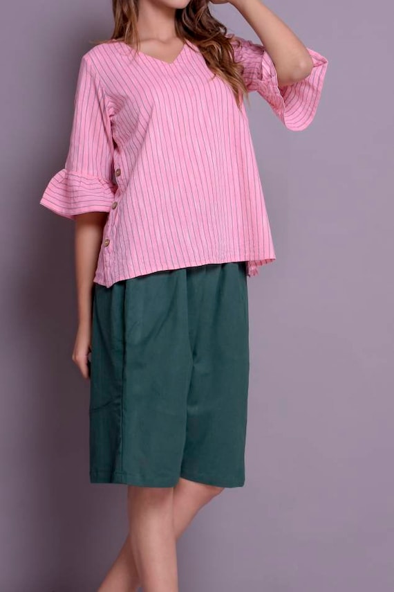 パンツ linen tuck baggy short pants 711BzfUaxJL._UY350_.jpg