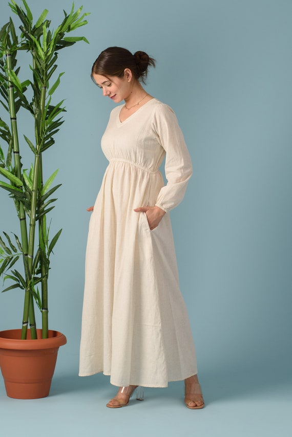 boho empire waist maxi dress Ivory Cap Sleeve Lace Midi Dress