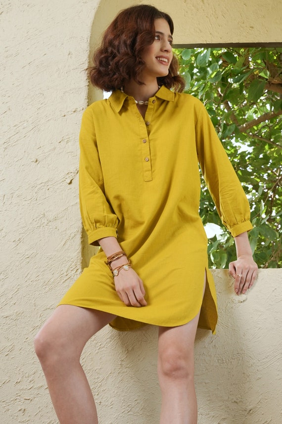 Linen Blend Shirt Dress: Loose Fit Cotton Casual Mini Dress - Etsy Linen Blend Shirt Dress: Loose Fit Cotton Casual Mini Dress - Etsy
