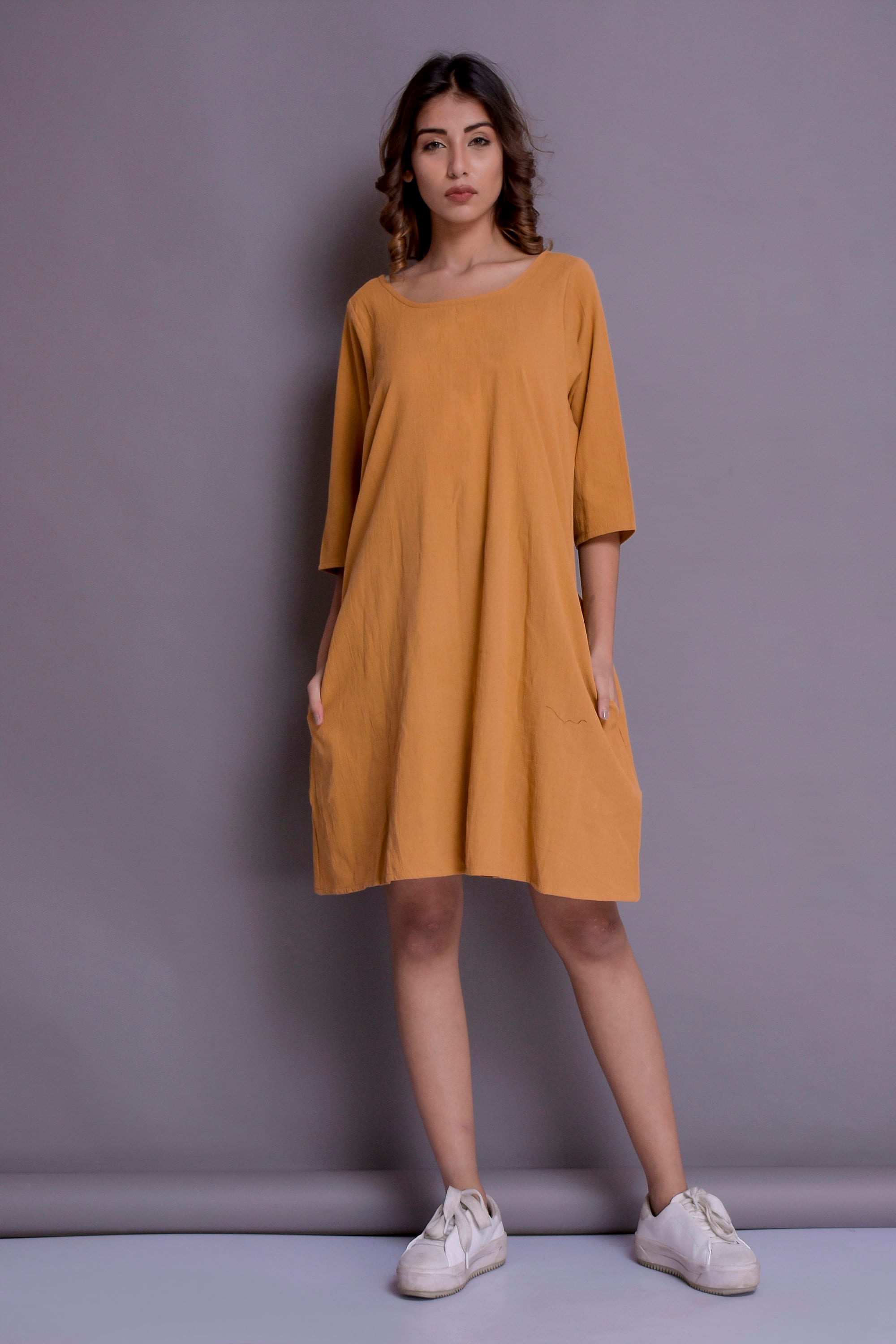 Vestido Suelto Vestidos Con Manga Holgada Vestido Largo Bohemio