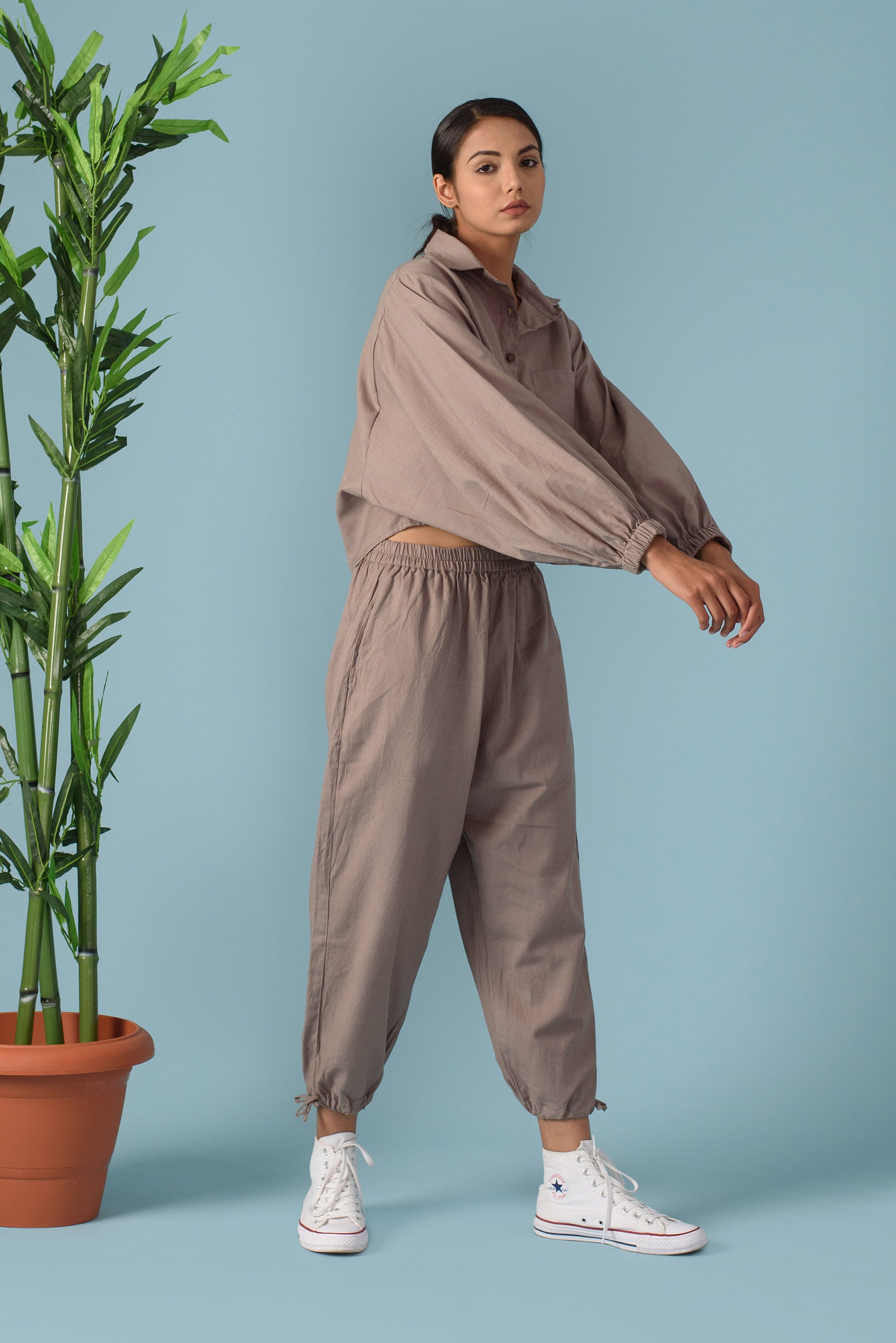 Linen Jogger Pants Linen Harem Joggers Ankle Strings Pants Etsy