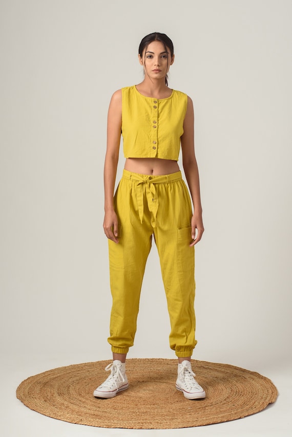 Sexy Crop Top, Loose Crop Top, Cropped Tank Top, Button Down Crop Top,  Button Down Linen Top, Sleeveless Crop Top, Sleeveless Linen Top46 -   Canada