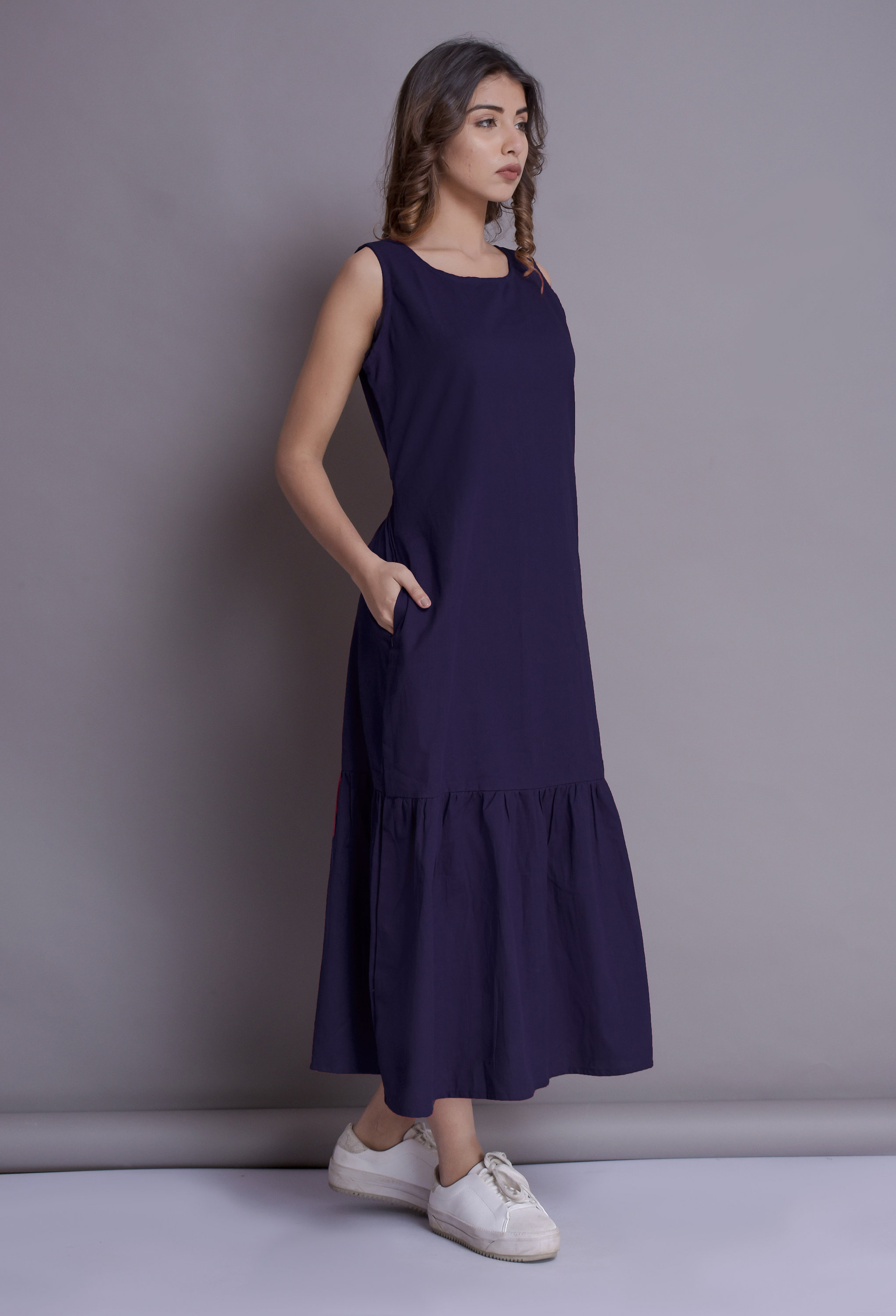linen maxi