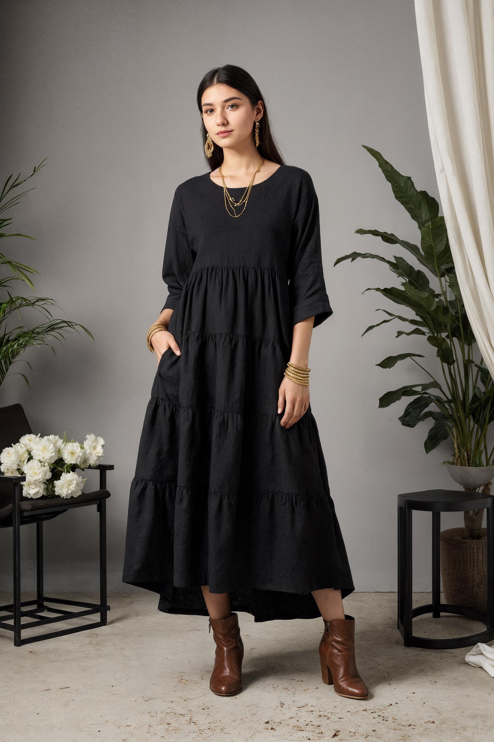 Black Summer Dresses for Funeral - Etsy