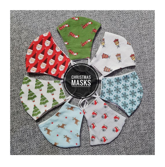 Christmas 3 Layer Face Masks Christmas 3 Layer Face Masks