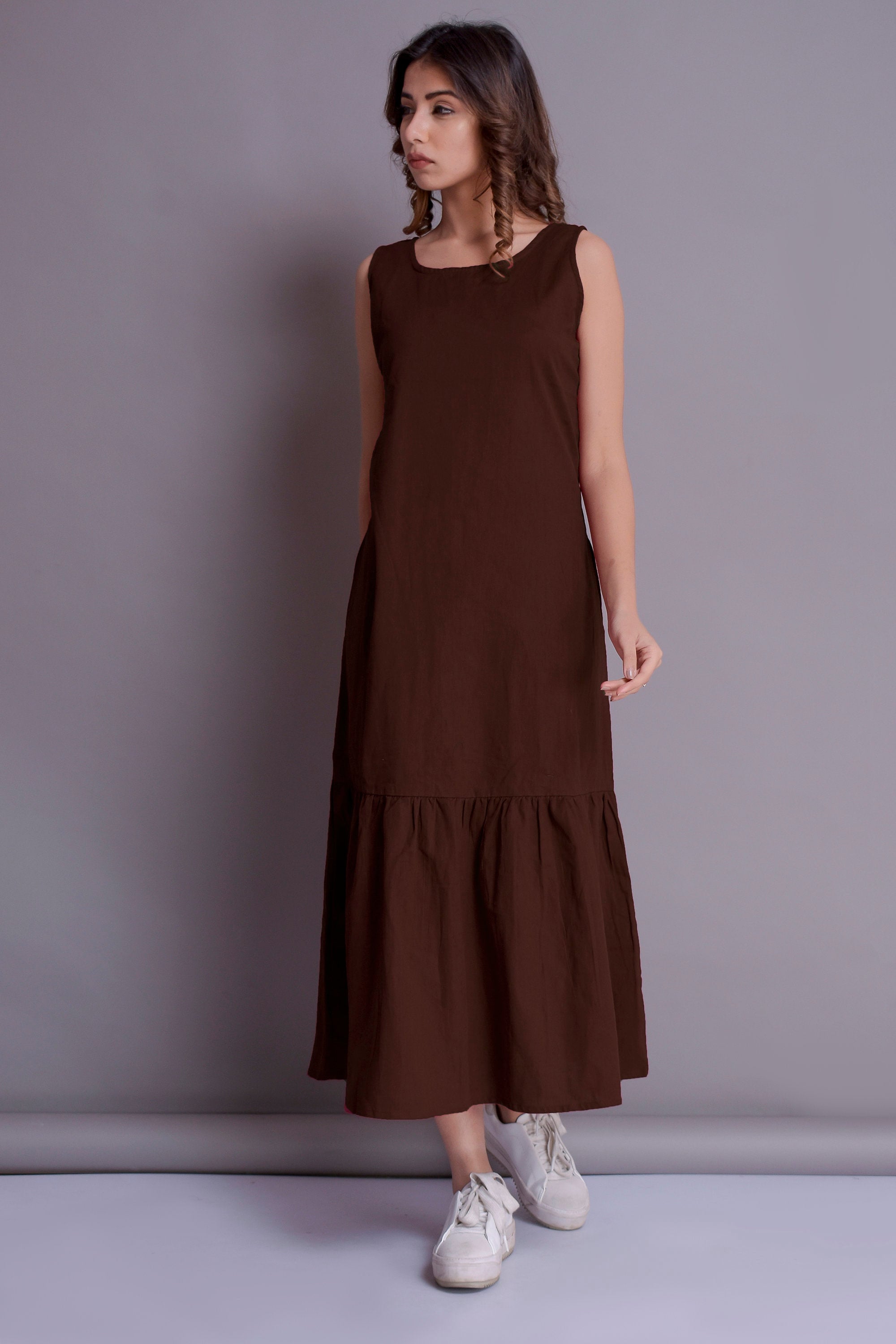 Sleeveless Linen Maxi Dress Linen Sleeveless Maxi Dress Maxi - Etsy