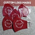 Print your LOGO - BULK Filter Pocket Mask - 2Ply face masks \/ WHOLESALE Face Masks \/ Colorful face mask \/ 2 Layer face mask Mask for wedding product logo