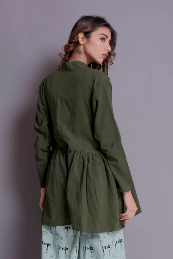 Oversized peplum shirt Clearance