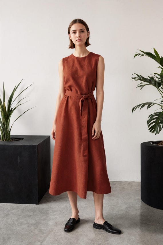 a line summer dress midi Hair Down Square Neck A-Line Midi Dress Floral Denim