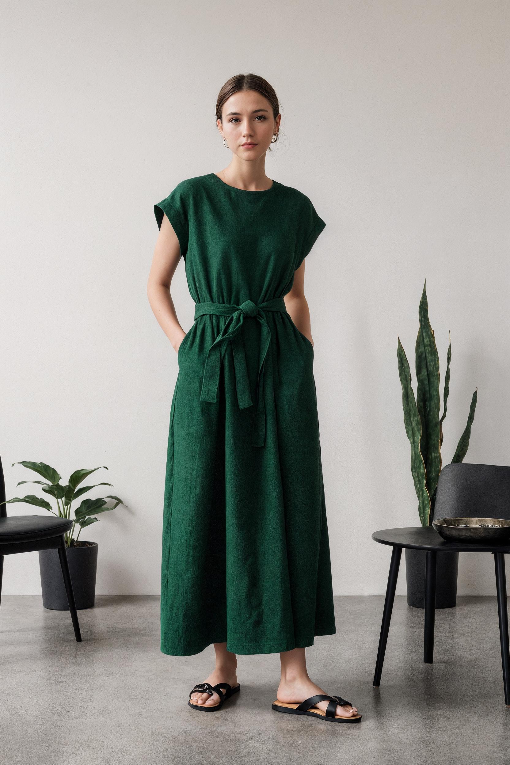 green emerald velvet dress Elegant Midi Length Ruffles Sleeves Chiffon Dresses Empire Waist Eveni