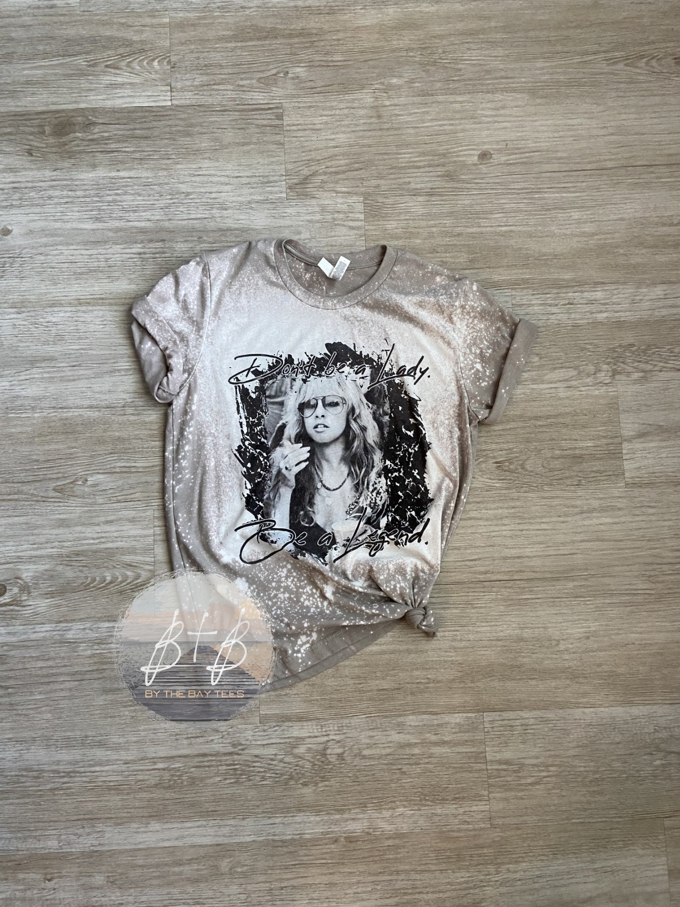 Sei keine Lady, sei eine Legende Stevie Nicks inspiriertes Bleich unisex T-Shirt