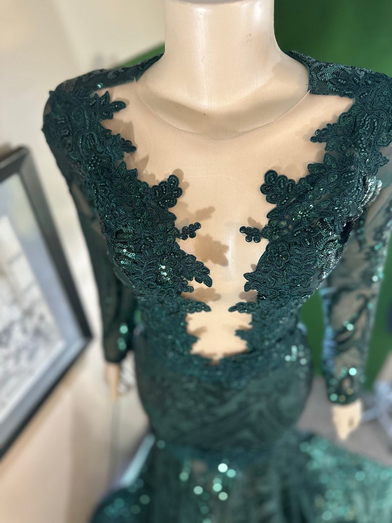 Custom Prom Dress Made in USA Choose Color. Hunter Green Prom Dress ...
